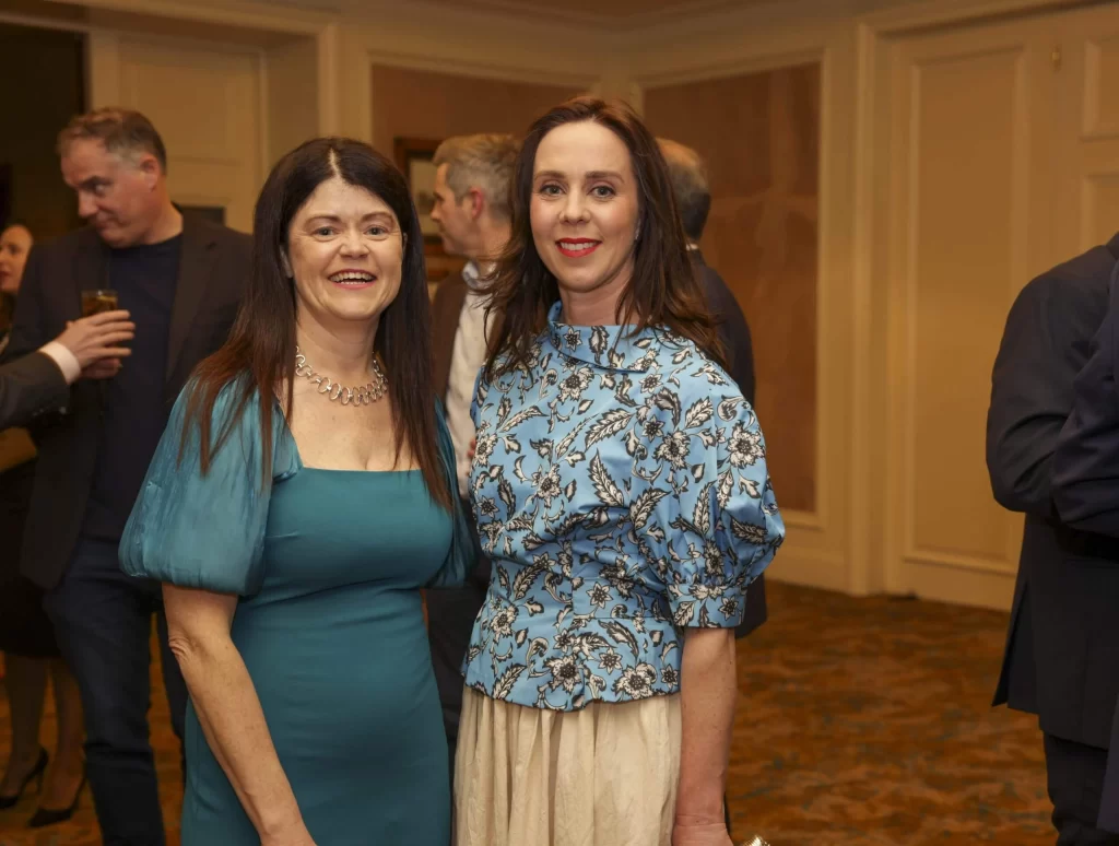 Pictured are, Gillian Buckley, WDC Investment Fund and Sinead Walsh , Bio Innovate Ireland at the 37th IVCA Annual Dinner. Fennell Photography 2024